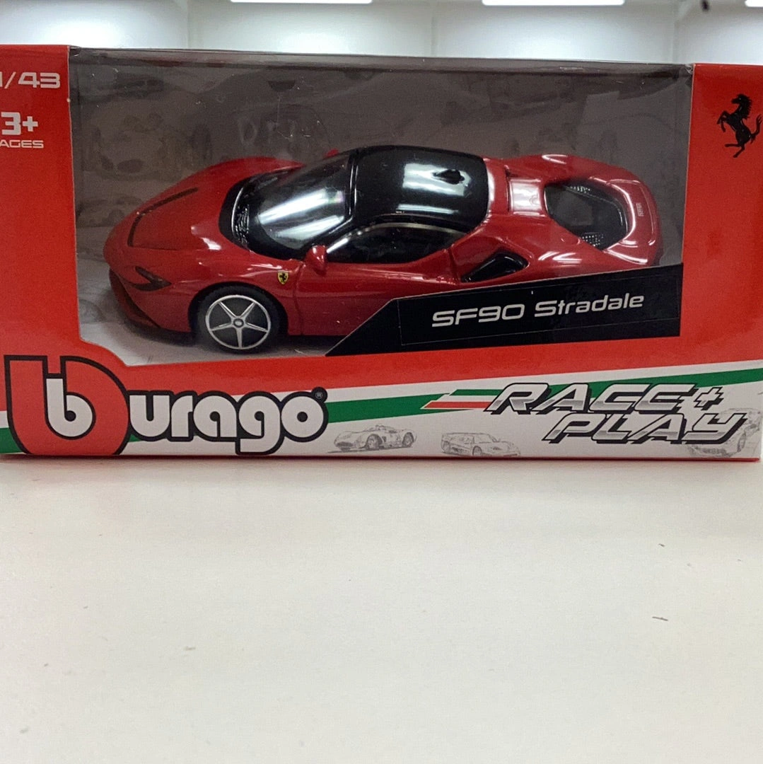 Iconic 1:43 Bburago Ferrari SF90 Dream Model Collectible