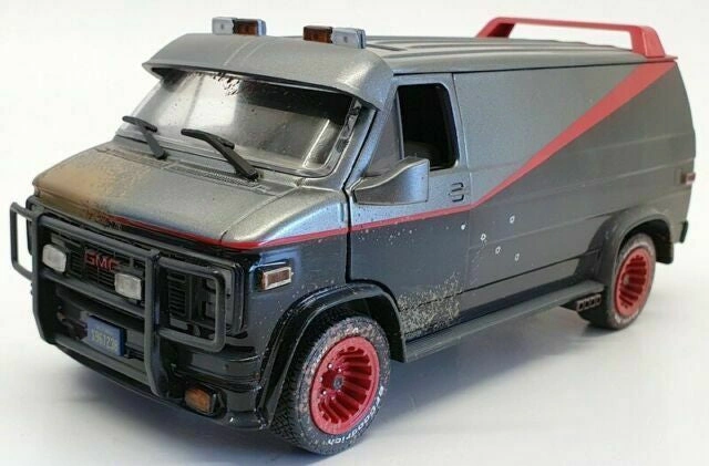 The A-Team's Iconic 1983 GMC Van 1:24 Scale Model Cool Collectible